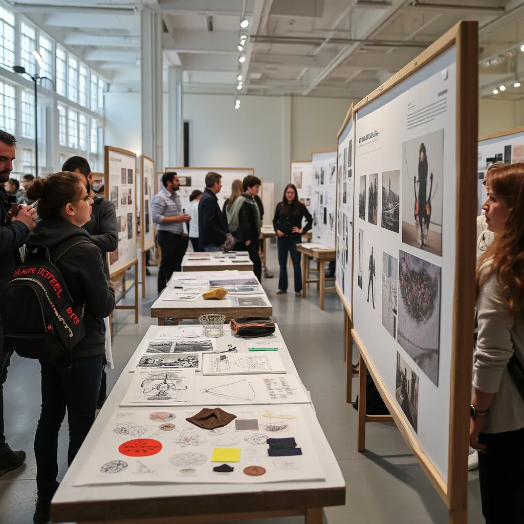 Exposición de proyectos finales de estudiantes